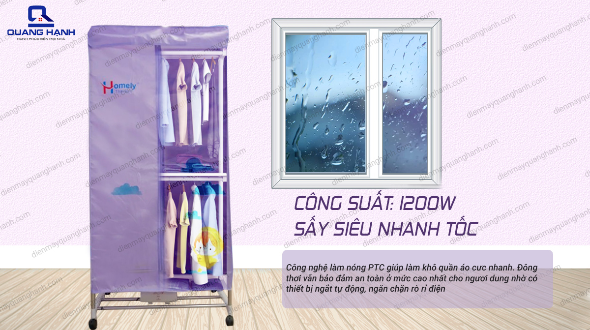 tủ sấy Homely HL-619 công suất 2000W