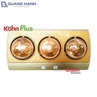 Đèn sưởi nhà tắm Braun Kohn KP03G 3 bóng 