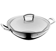 Chảo nắp kính wmf wok edelstahl 36cm mit glasdeckel