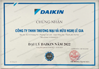 Chứng nhận Daikin