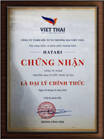 Chứng nhận đại lý Hatari