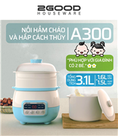  Nồi Hầm Chậm Cách Thủy 2GOOD A300 3.1 Lit 